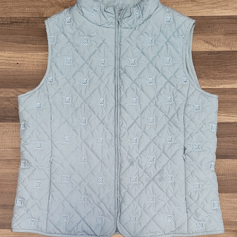 Light Green Quilted Vest